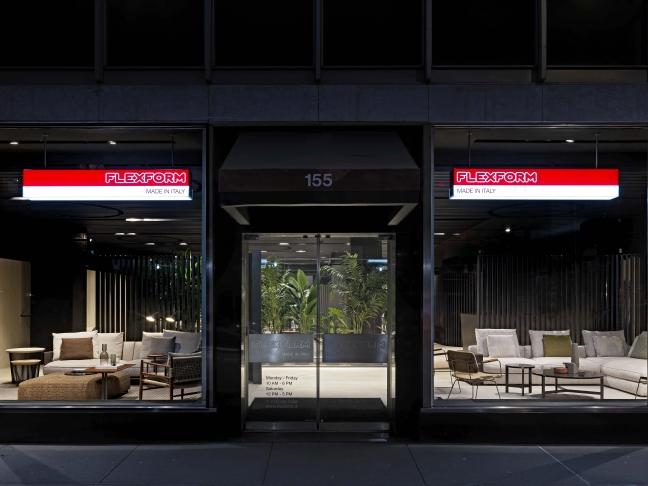 Flexform New York Showroom from the outside