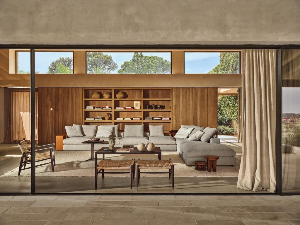 Flexform indoor living, Groundpiece sectional sofa