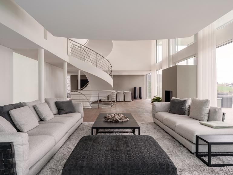 living room with Cestone sofas