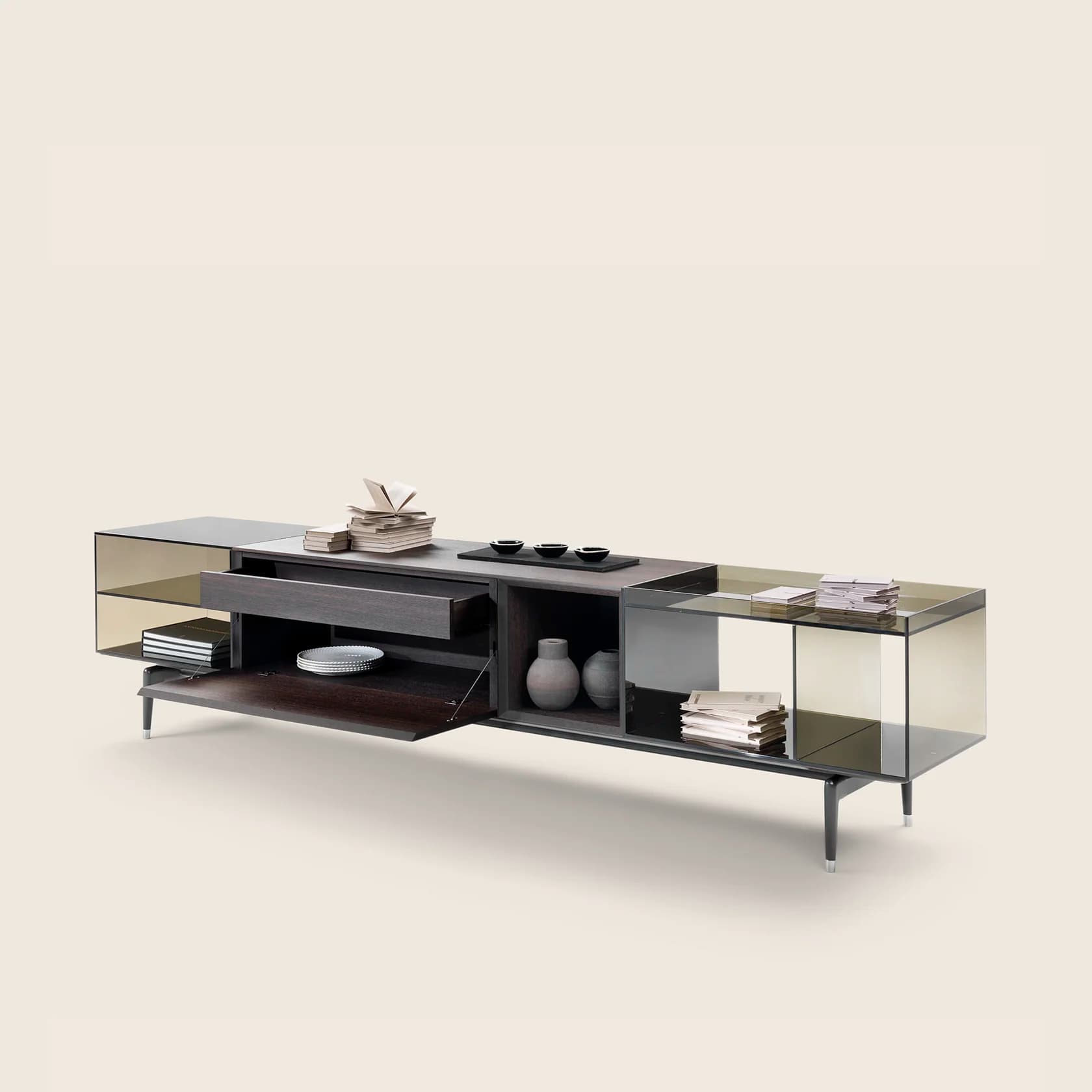 JEREMY Bookshelves/Cabinets | Design Made in Italy - Flexform JEREMY Bookshelves/Cabinets | Design Made in Italy - Flexform